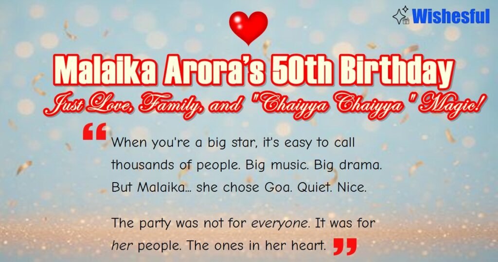Malaika Arora 50th birthday
