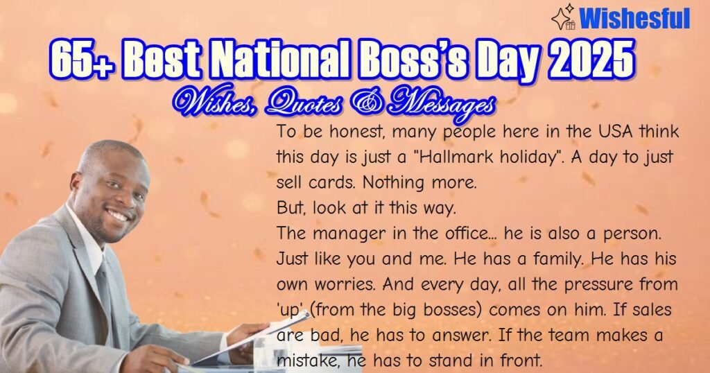 National Boss’s Day 2025
