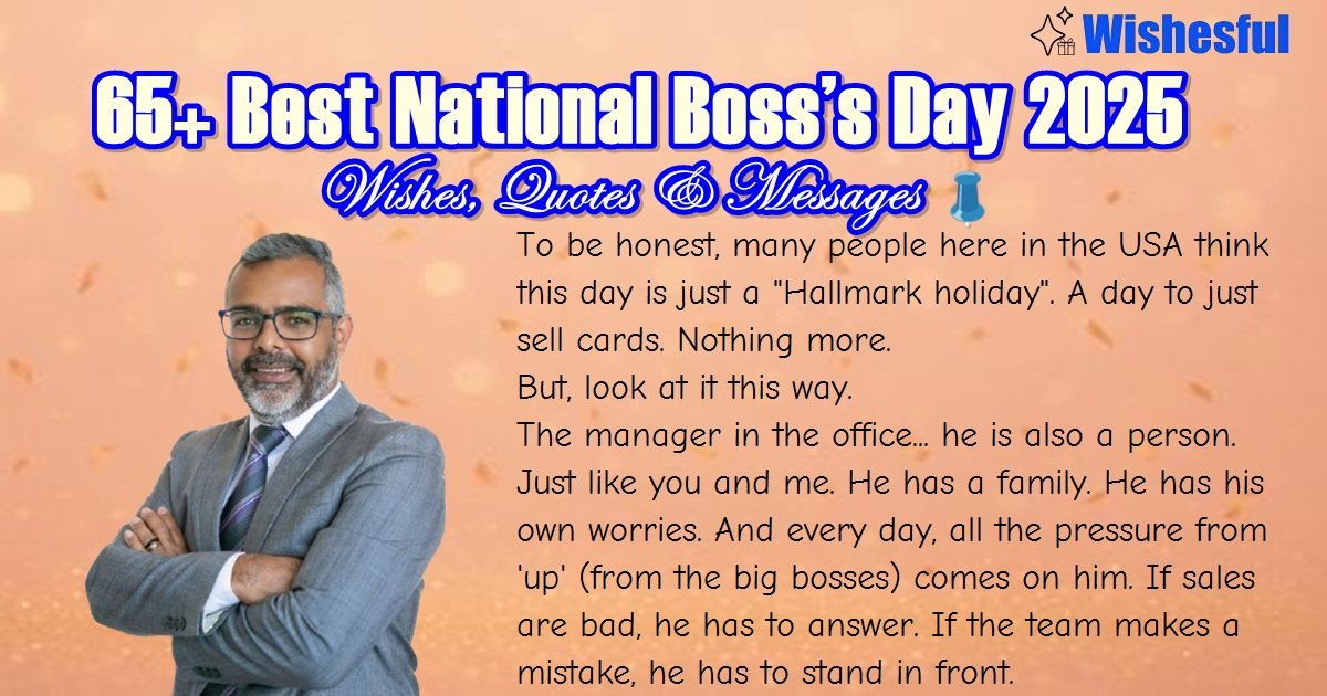 National Boss’s Day 2025