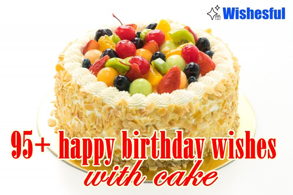 happy birthday wishes with cake