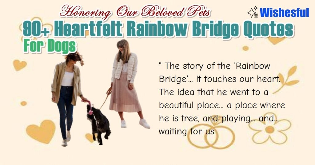 rainbow bridge quotes for dogs 