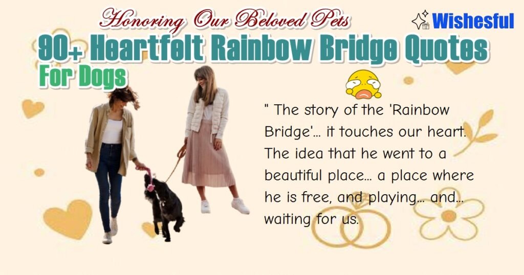 rainbow bridge quotes for dogs