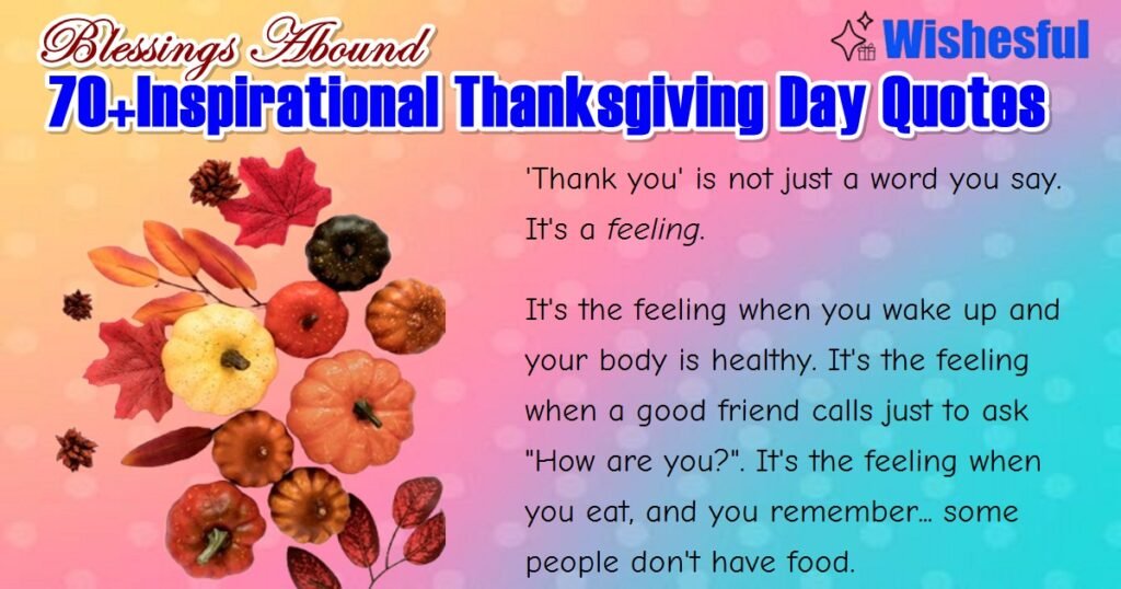 thanksgiving day quote 