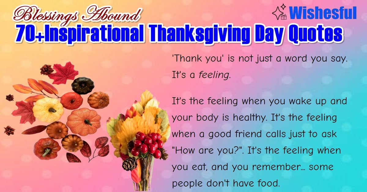 thanksgiving day quote