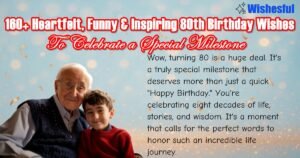 80th birthday wishes
