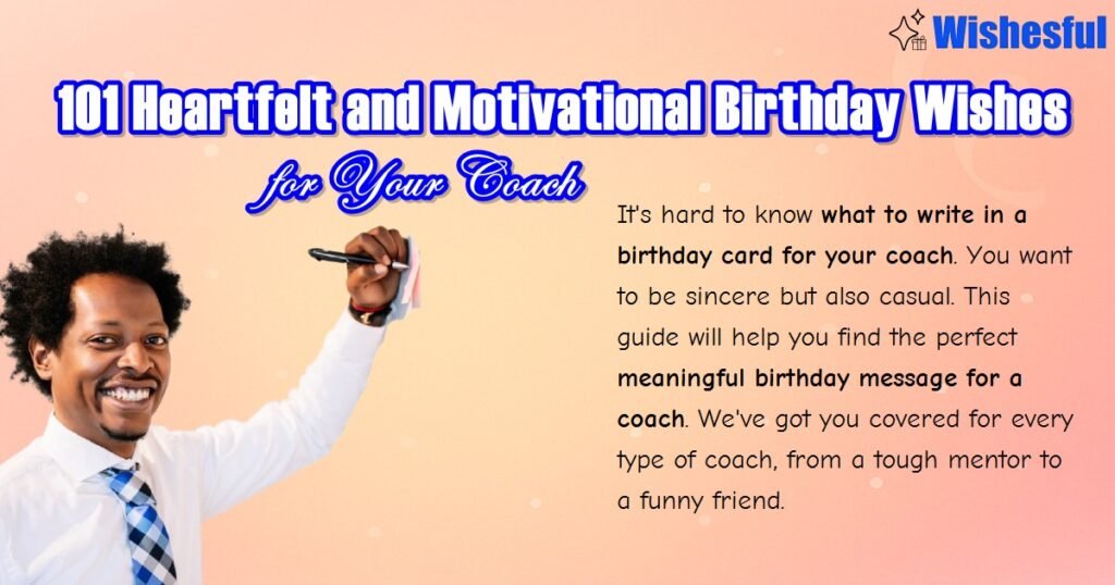 Birthday Wishes for Your Coach 