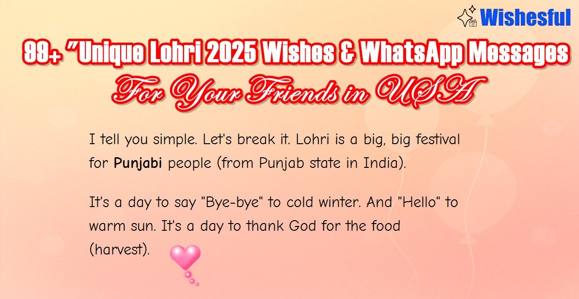 Lohri 2025 Wishes & WhatsApp Messages