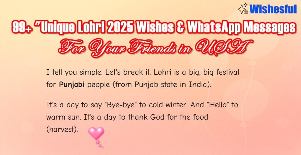 Lohri 2025 Wishes & WhatsApp Messages