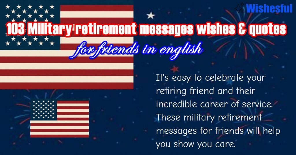 military retirement messages